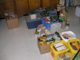 Practicing for this Summer, when we will be 3 hours away from a grocery store, we are packing a LOT of food.